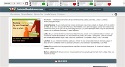 Desktop Screenshot of loteriasdominicanas.com